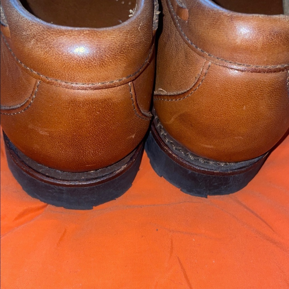 FootJoy Brown Leather Tassel Loafers - Picture 6 of 9